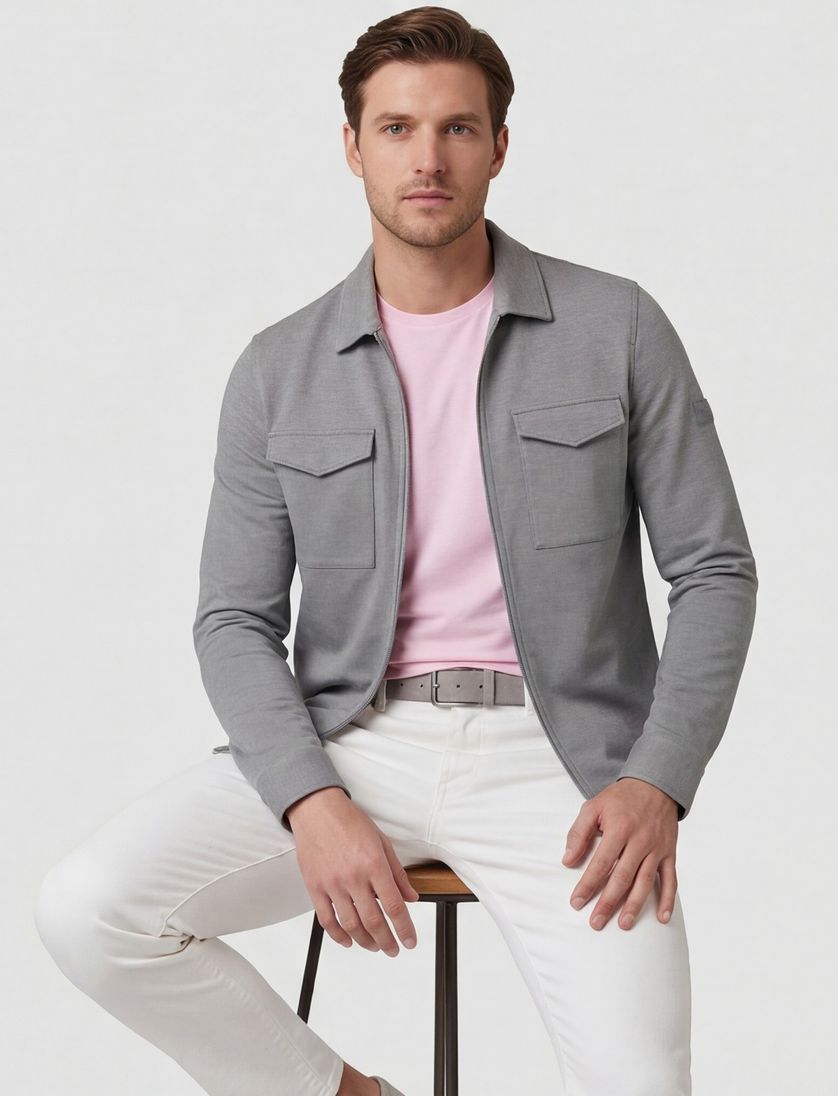 Zaverio Cavallaro overshirt mint groen