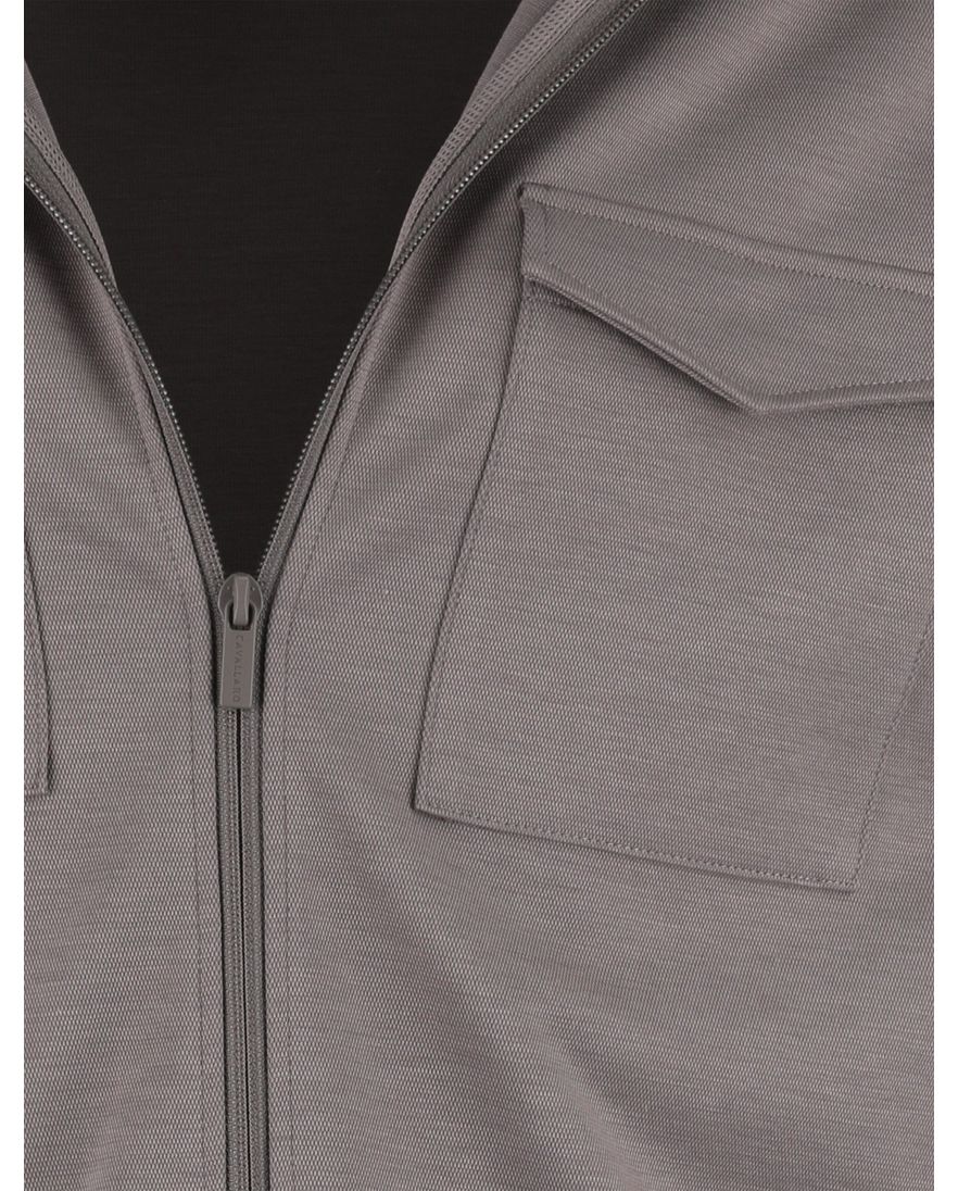 Bruin overshirt Cavallaro gemeleerd met borstzakken