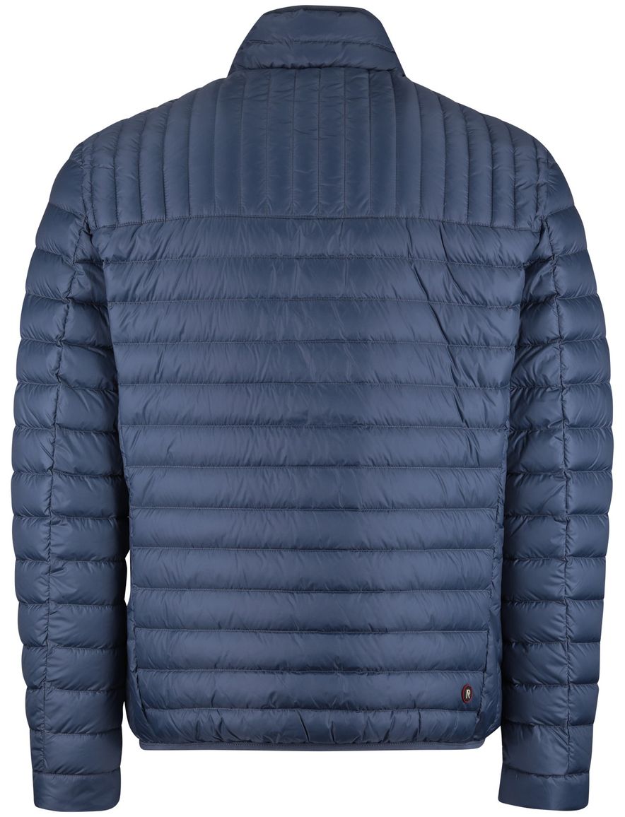 blauwe winterjas Reset normale fit borstzak waterafstotend