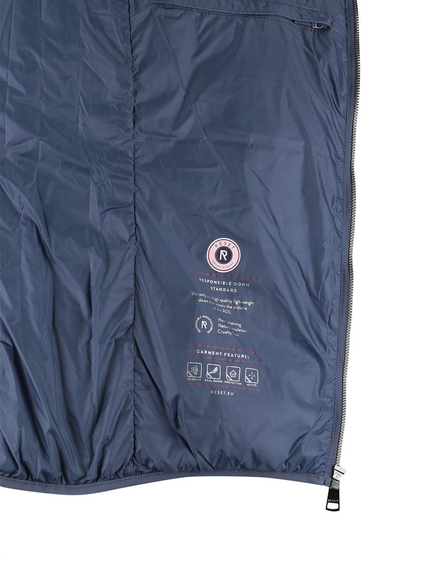 winterjas blauw Reset normale fit waterafstotend gewatteerd