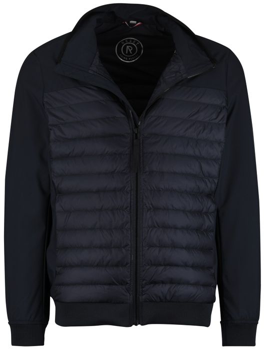 Reset tussenjas donkerblauw gewatteerd waterdicht