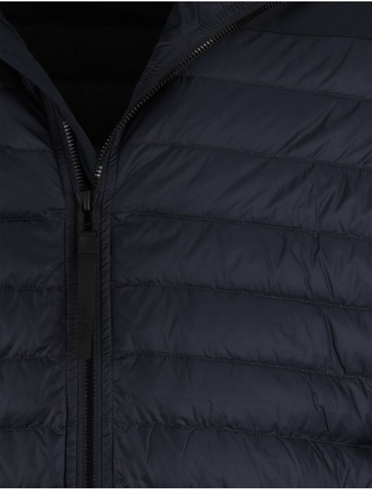 Reset tussenjas donkerblauw gewatteerd waterdicht