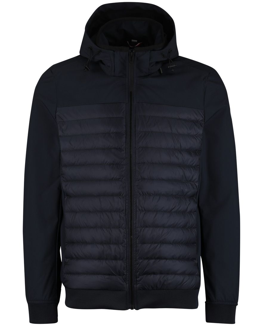 Donkerblauwe tussenjas Reset waterdicht