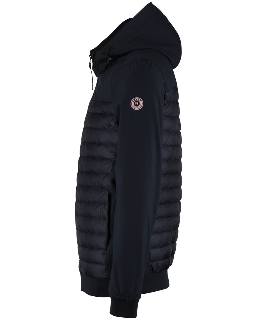 Donkerblauwe tussenjas Reset waterdicht