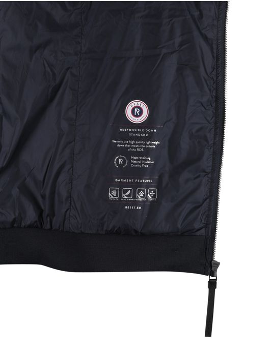 Reset tussenjas donkerblauw gewatteerd waterdicht