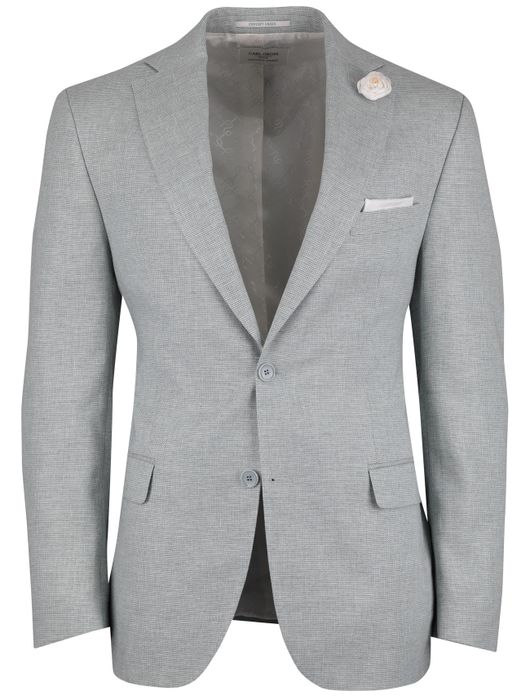 Carl Gross Sakko colbert groen gemeleerd normale fit