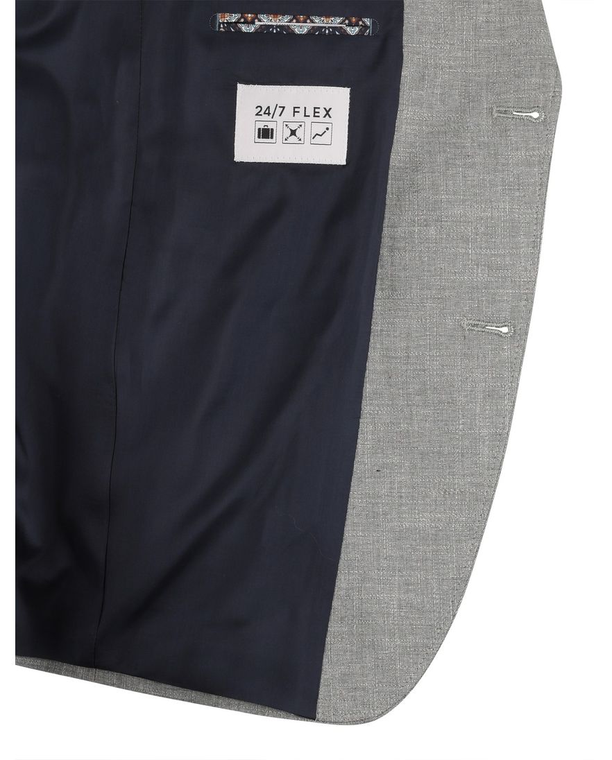 groen gemêleerd colbert Carl Gross polyester met viscose voering