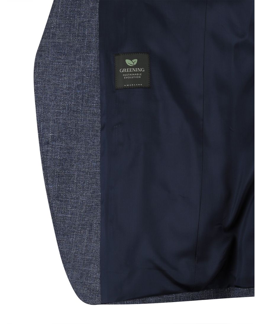 navy gemêleerd colbert Carl Gross polyester met viscose voering