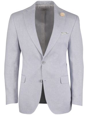 Carl Gross colbert Carl Gross Sakko blauw gemeleerd normale fit