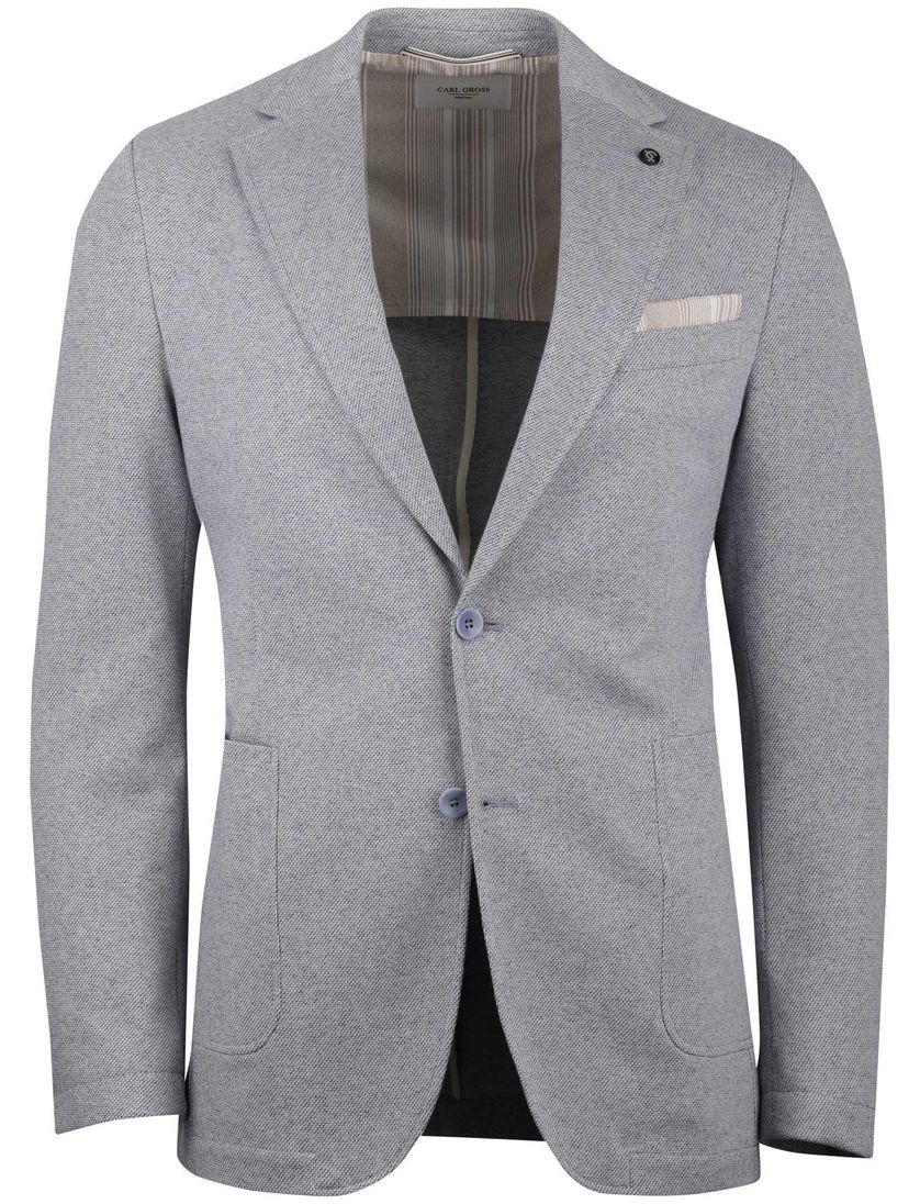 Colbert Carl Gross Sakko print blauw normale fit