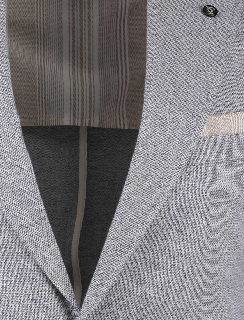 Colbert Carl Gross Sakko print blauw normale fit