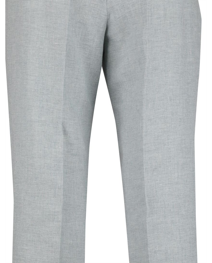 groene pantalon Carl Gross flatfront model