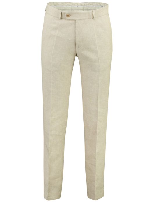 Carl Gross beige pantalon flatfront model