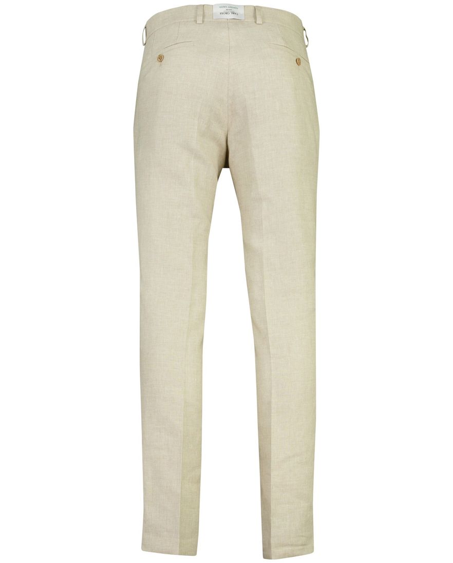beige pantalon Carl Gross normale fit