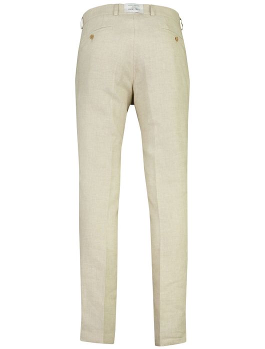Carl Gross beige pantalon flatfront model