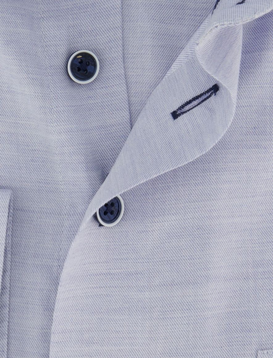 Portofino overhemd blauw met borstzak