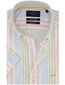 Overhemd korte mouw gestreept Portofino pastel Regular Fit