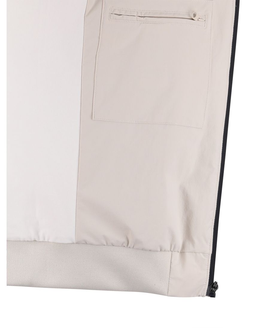 tussenjas Aeronautica Militaire met afneembare capuchon beige