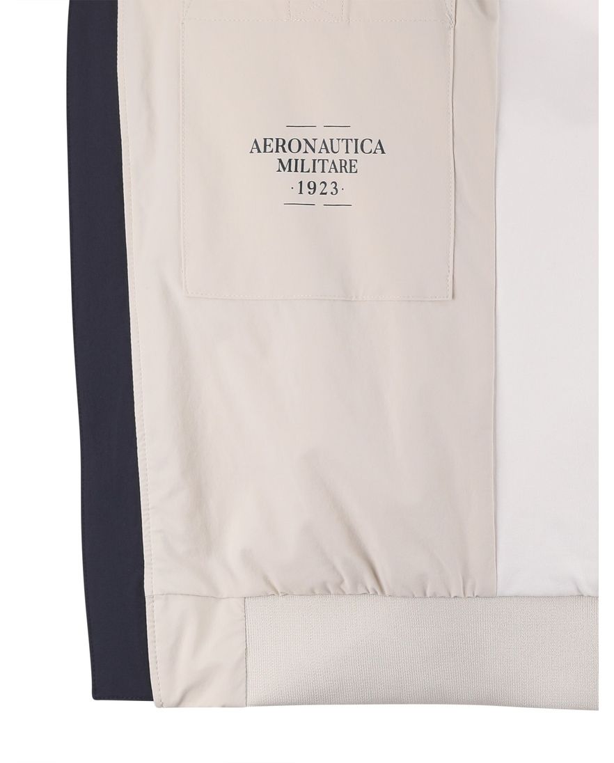 tussenjas Aeronautica Militaire met afneembare capuchon beige