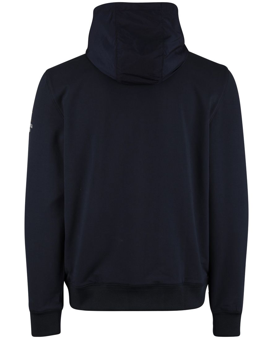 tussenjas Aeronautica Militaire met afneembare capuchon navy