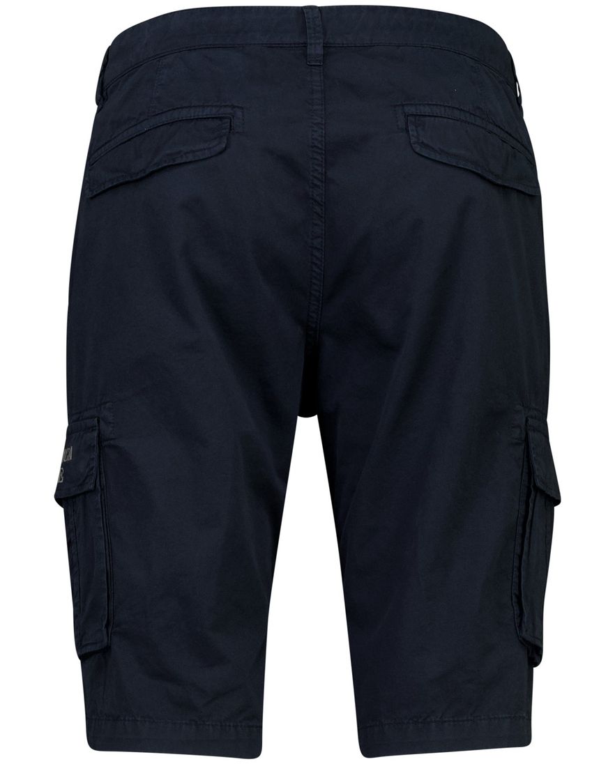 Donkerblauwe korte broek Aeronautica Militare cargo slim fit