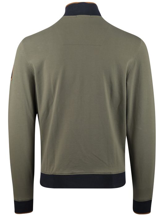 Aeronautica Militaire vest groen opdruk tekst