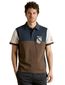 Polo Aeronautica Militaire donkerblauw en wit pique