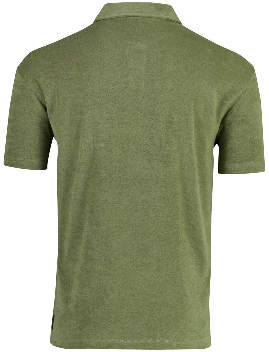 Aeronautica Militaire poloshirt comfort fit badstof groen