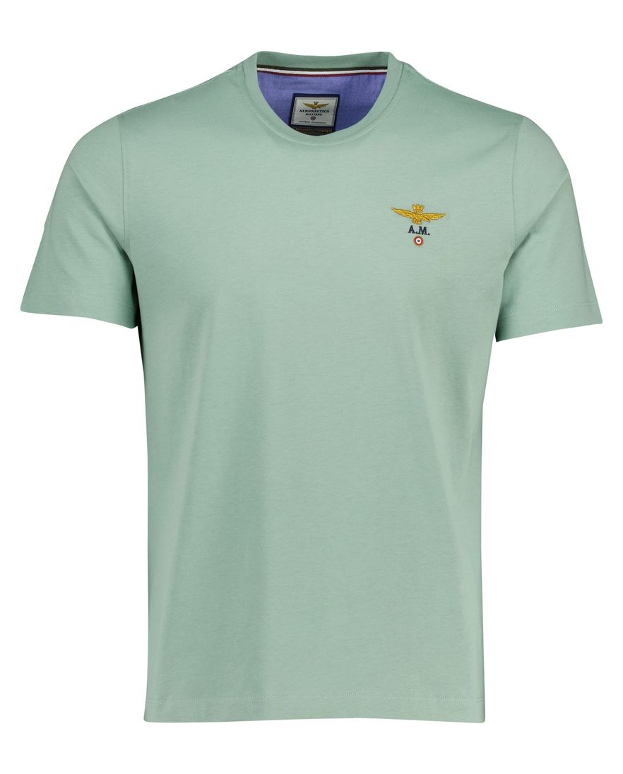 Aeronautica Militaire regular fit t-shirt ronde hals groen