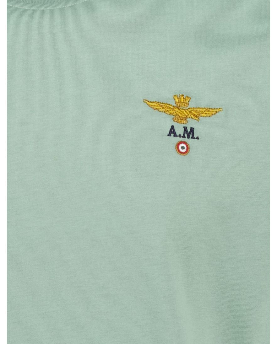 Aeronautica Militaire regular fit t-shirt ronde hals groen