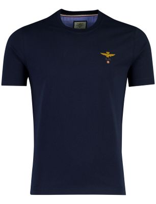 Aeronautica Militare donkerblauw t-shirt Aeronautica Militair normale fit