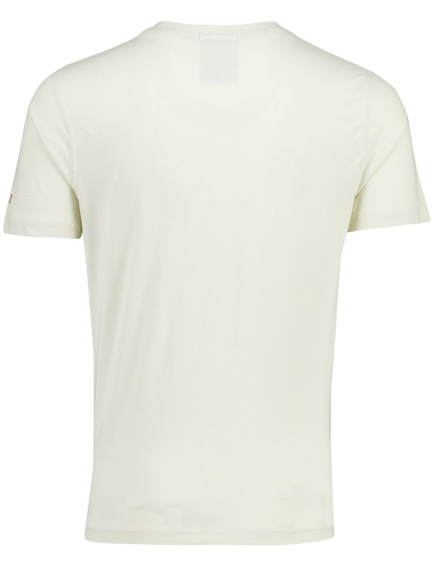 Aeronautica Militaire regular fit t-shirt ronde hals beige