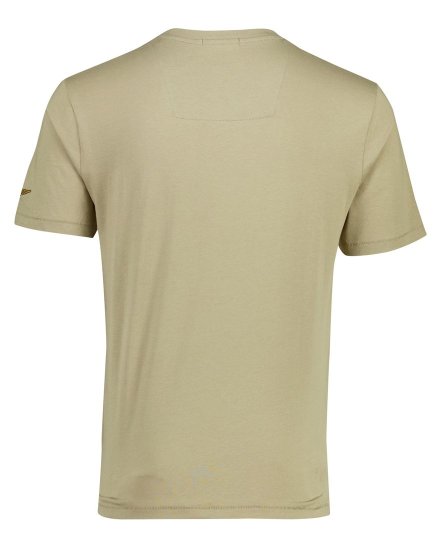 Aeronautica Militaire t-shirt bruin met opdruk