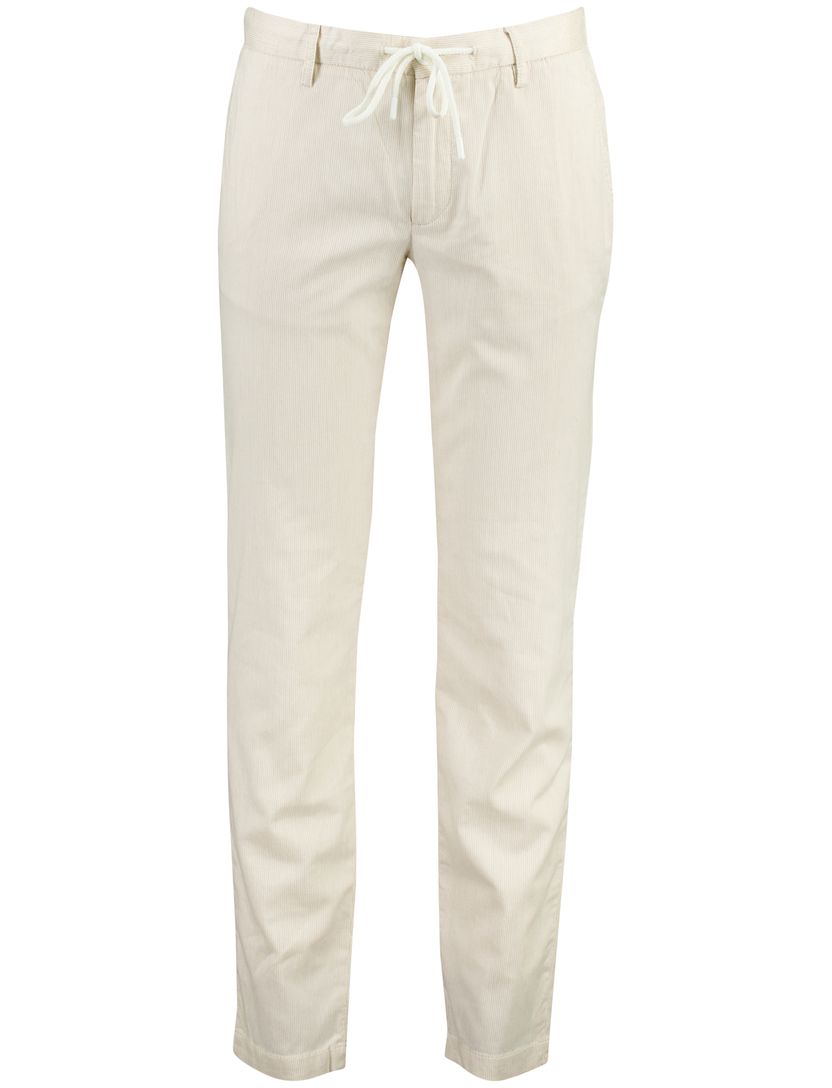 Chino elastische band Alberto jump beige slim fit