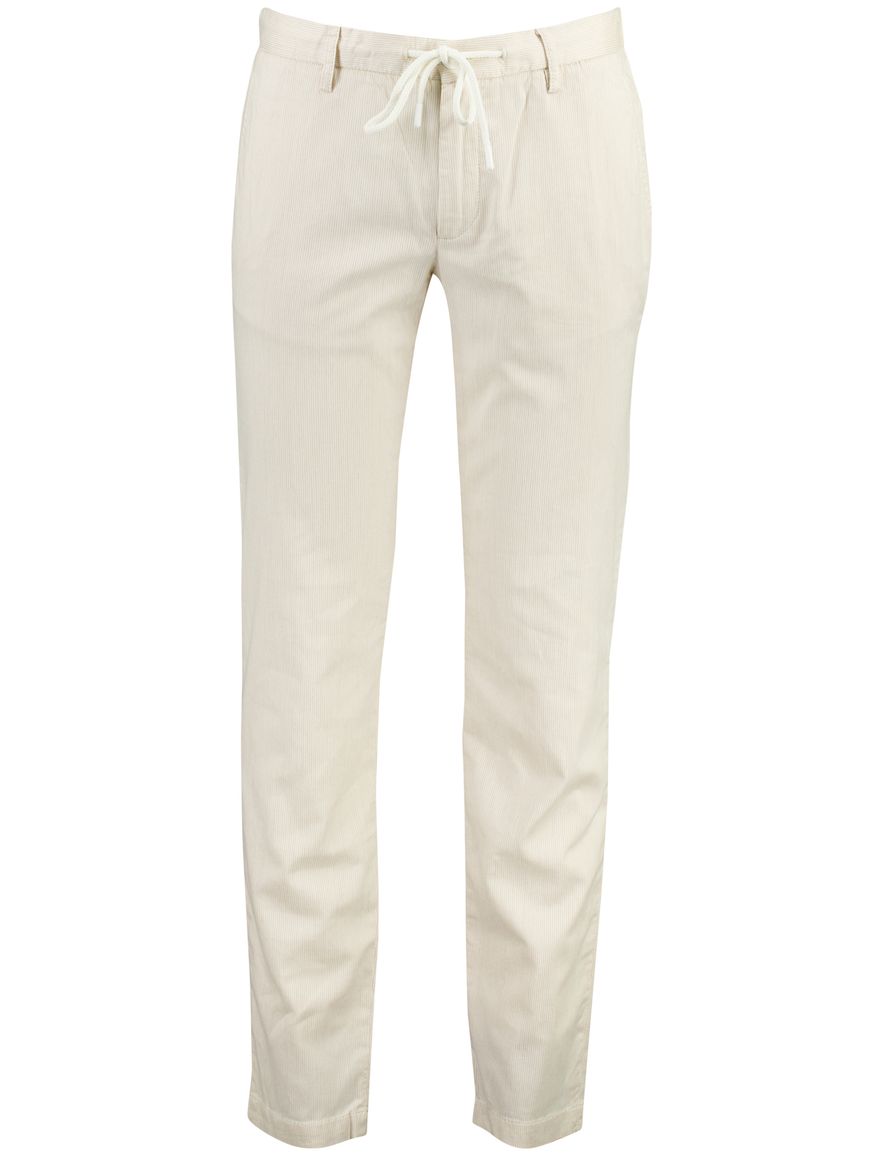 Slim fit Alberto jump chino met elastische band beige