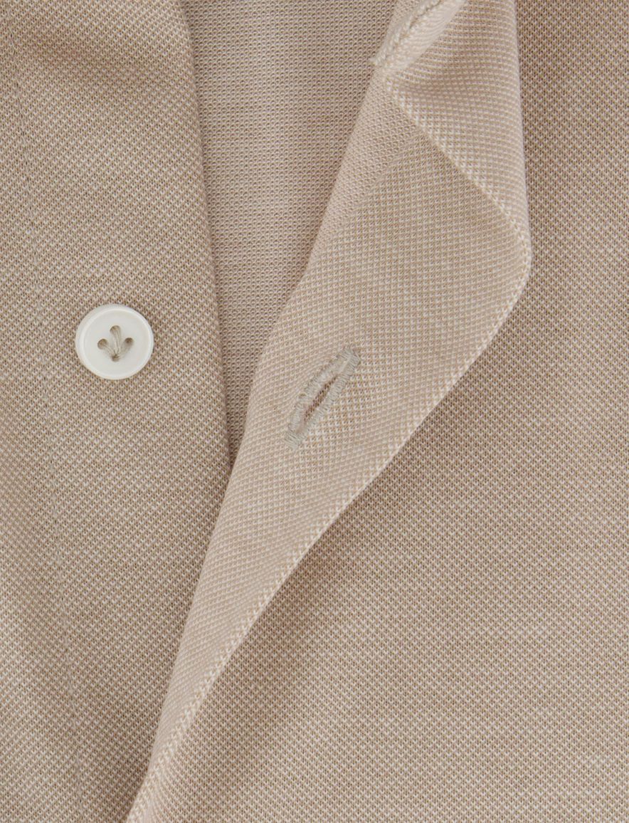 Cavallaro overhemd beige cutaway boord
