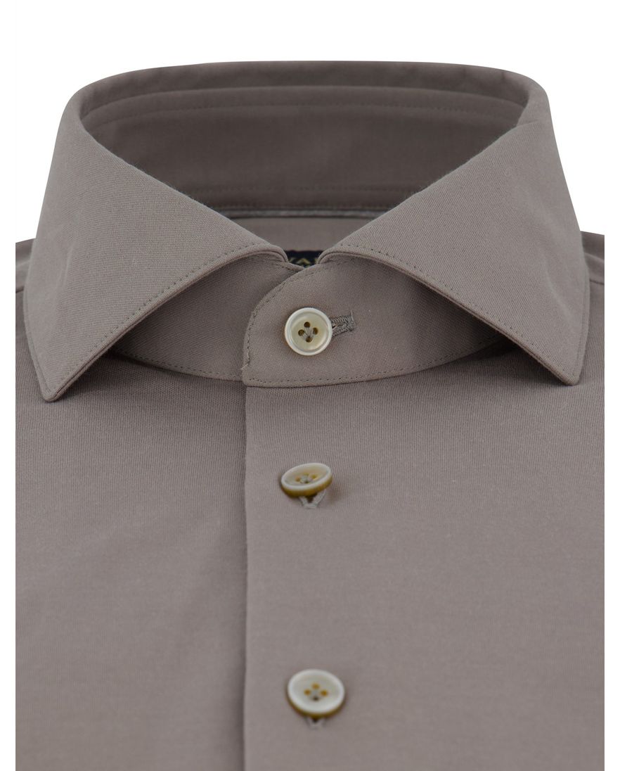 Grijs overhemd Cavallaro Compattio slim fit