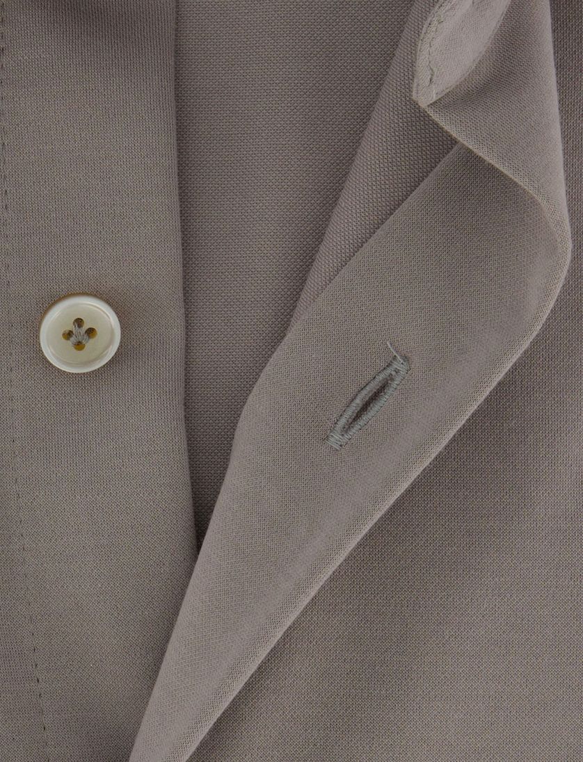 overhemd Cavallaro Compattio grijs slim fit cutaway boord