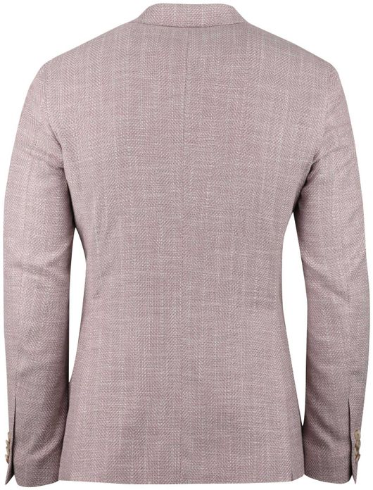 Cavallaro colbert roze effen slim fit