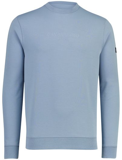 Cavallaro Blauwe Cavallaro Murano sweater ronde hals