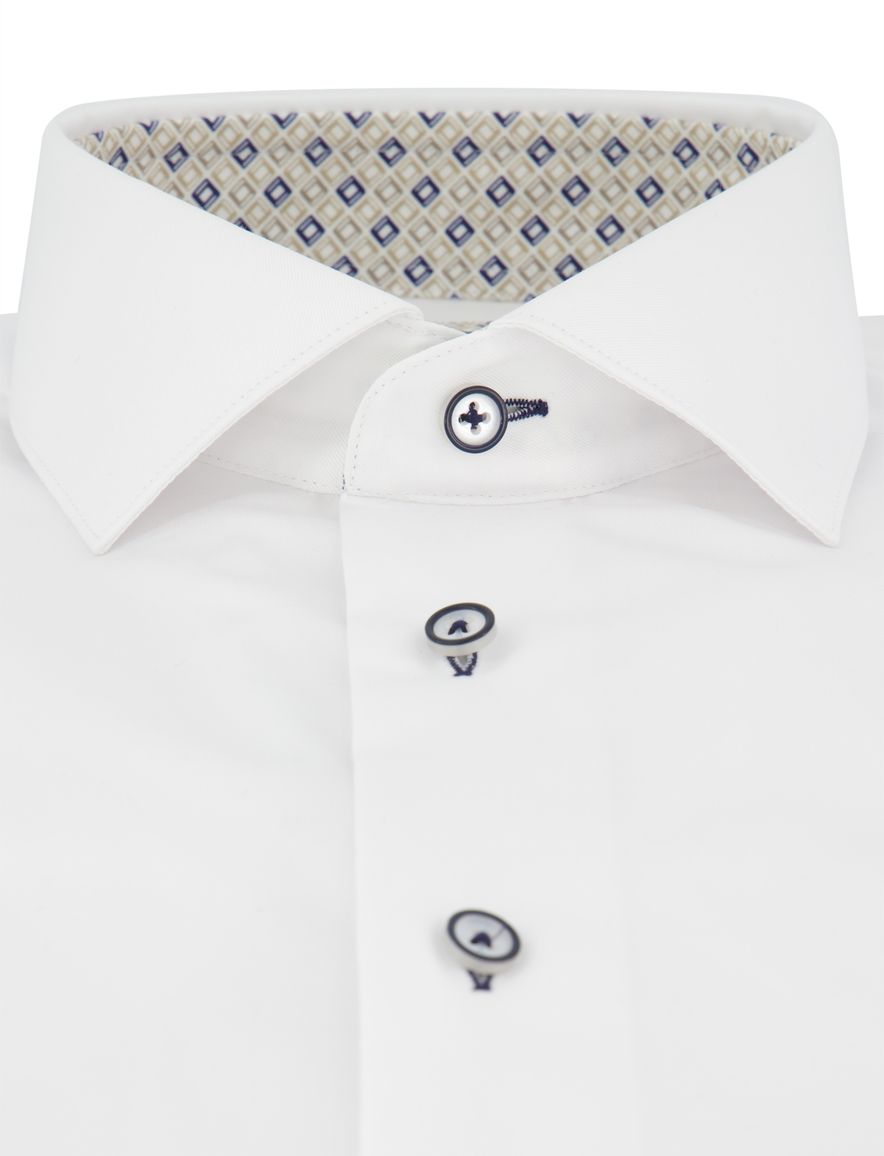 Overhemd Cavallaro Fiuggi wit katoen