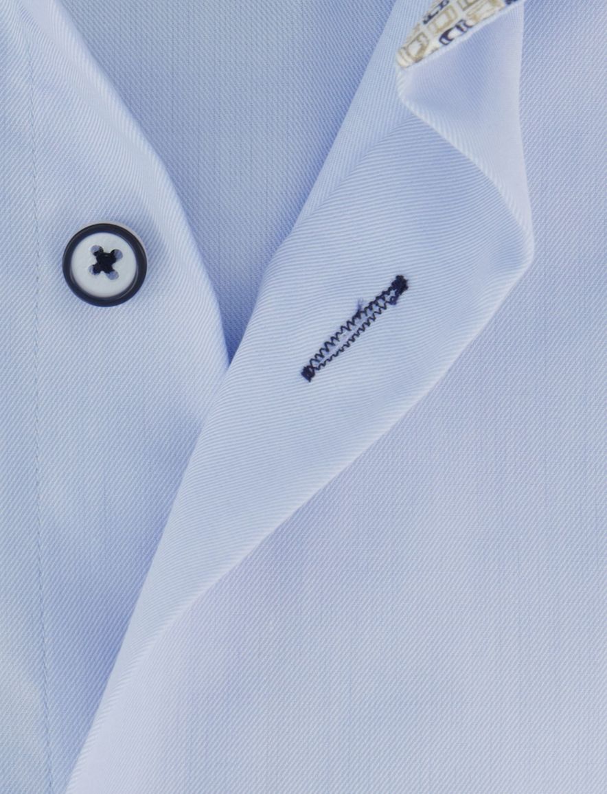 Cavallaro overhemd lichtblauw Fiuggi wide spread boord