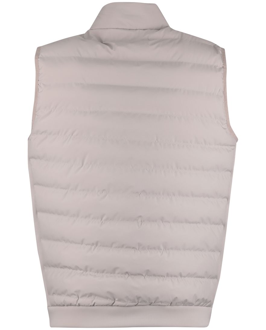 beige bodywarmer Cavallaro normale fit rits