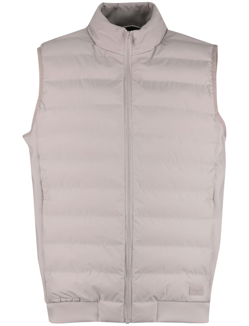 bodywarmer Cavallaro beige normale fit waterafstotend