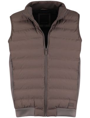 Cavallaro bruine bodywarmer Cavallaro Quintino puffer rits