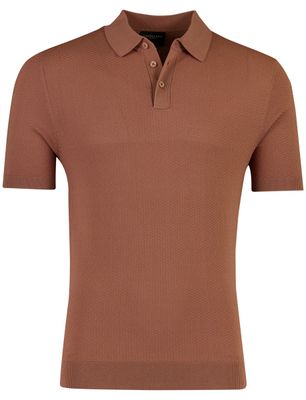 Cavallaro Polo korte mouw Cavallaro Milanio roestoranje 3 knoop