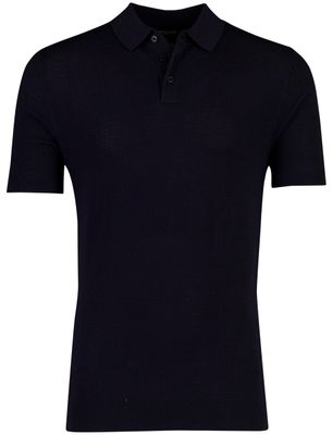 Cavallaro Polo korte mouw Cavallaro Milanio navy 3 knoop