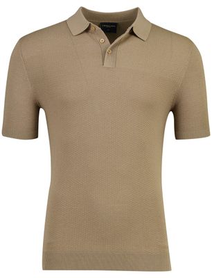 Cavallaro Milanio polo Cavallaro Napoli bruin regular fit