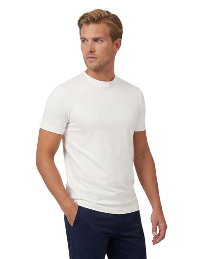 Cavallaro T-shirt Cavallaro Bari Tee ronde hals off white