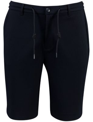 Cavallaro bermuda Cavallaro Zeradino donkerblauw elastische band normale fit